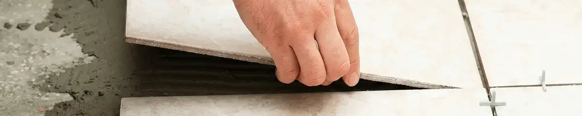 Professional installing ceramic tile floors in Naperville, IL