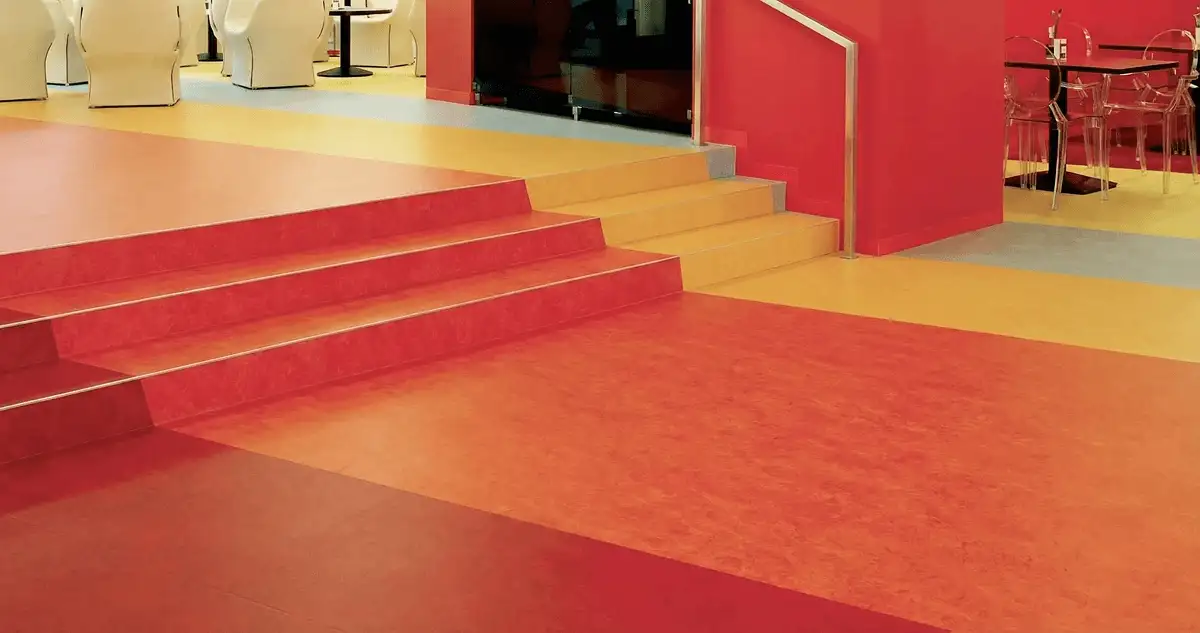 Snack bar with beautiful professionally installed linoleum flooring in Naperville, IL